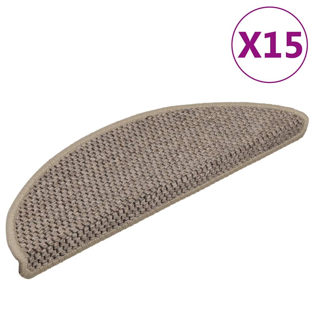 Trappmattor Självhäftande Sisal-Look 30 St Berber