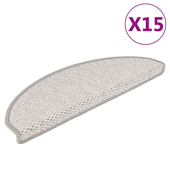 Trappmattor Självhäftande Sisal-Look 30 St Berber