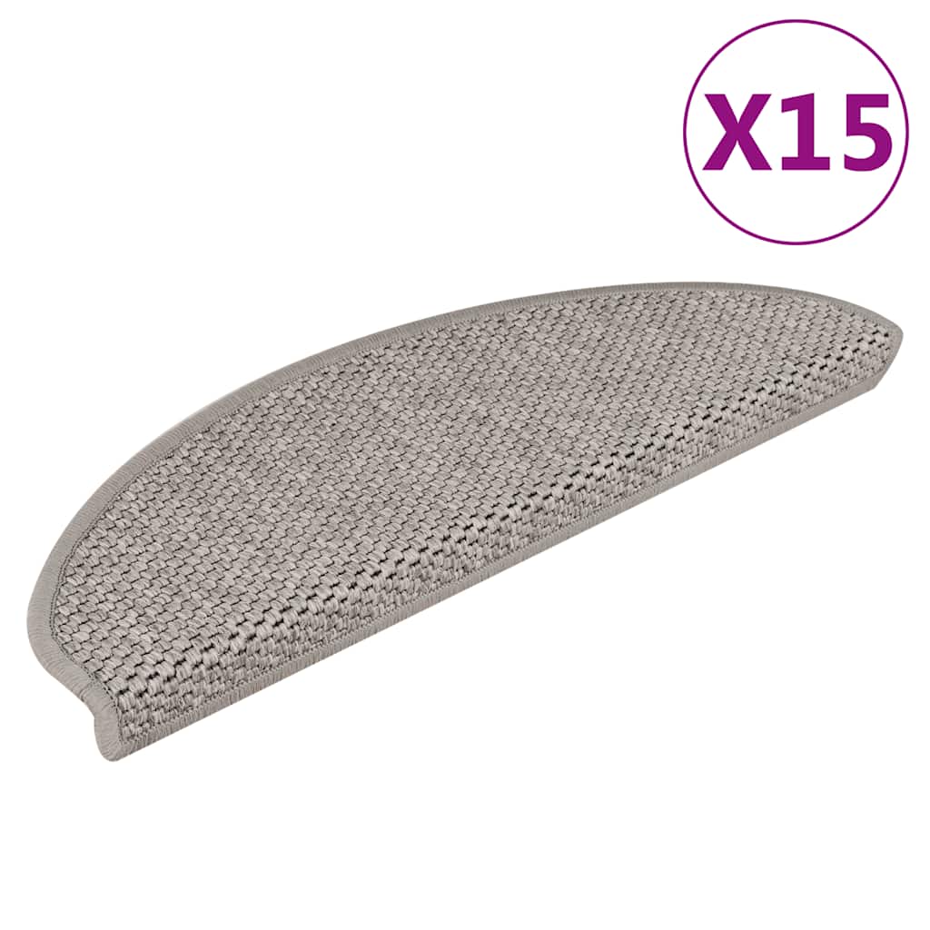 Trappmattor Självhäftande Sisal-Look 30 St Berber