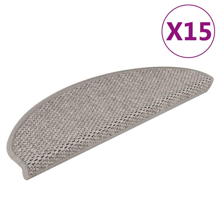 Trappmattor Självhäftande Sisal-Look 30 St Berber