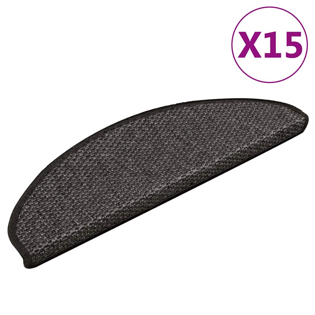 Trappmattor Självhäftande Sisal-Look 30 St Berber