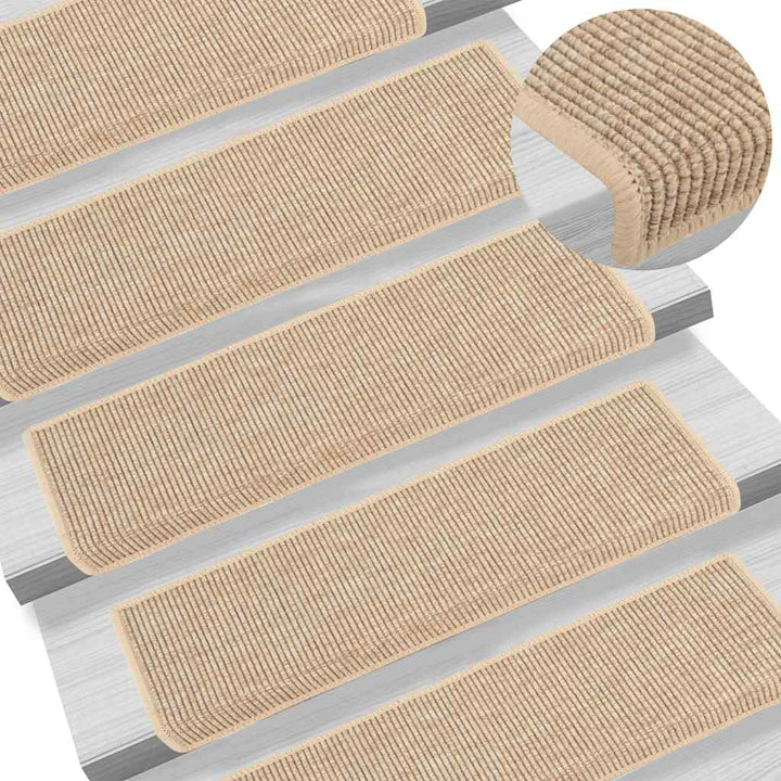 Trappmattor 15 St 65X21X4 Cm A Rektangulära Kanter