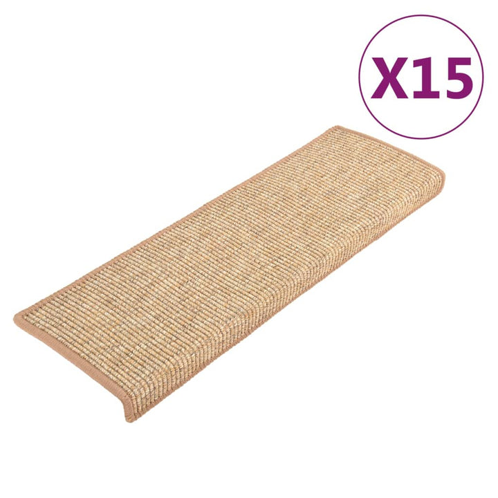 Trappmattor 15 St 65X21X4 Cm A Rektangulära Kanter