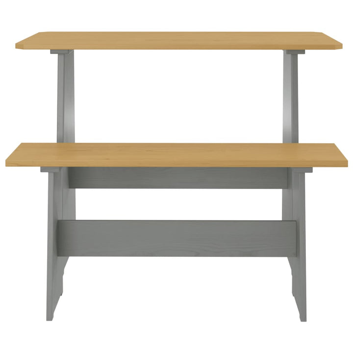 Matbord Med Bänk Reine Massiv Furu
