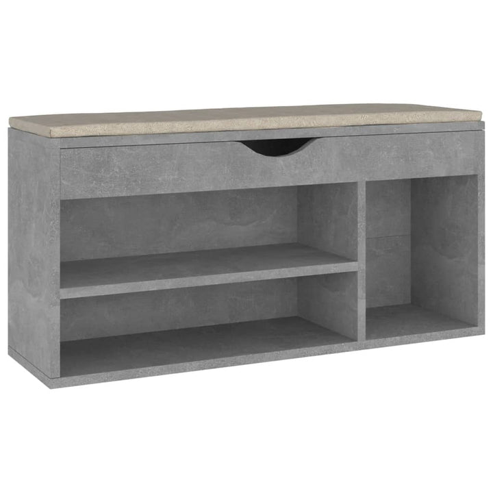 Skobänk Med Dyna 104X30X49 Cm Konstruerat Trä