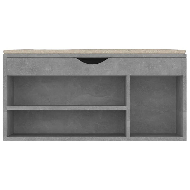 Skobänk Med Dyna 104X30X49 Cm Konstruerat Trä