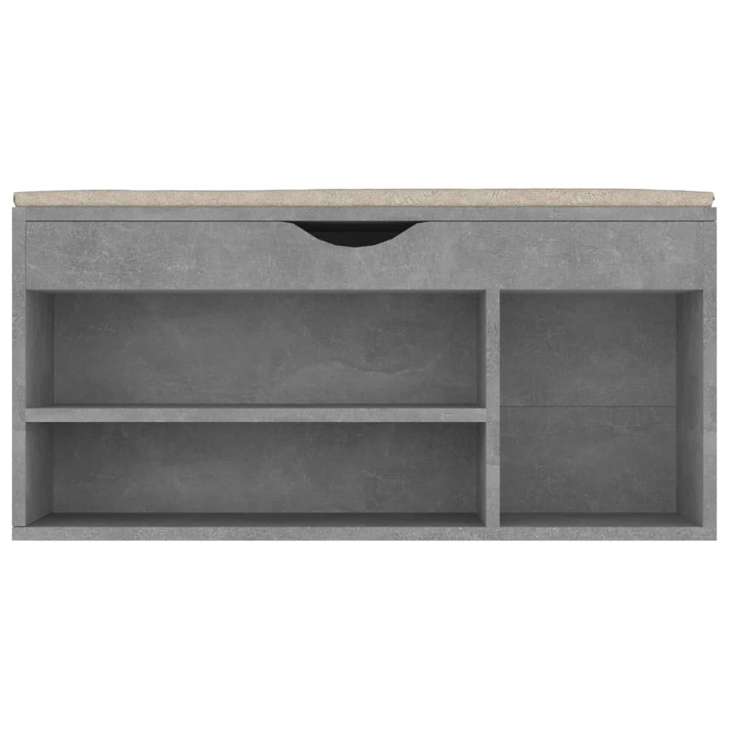 Skobänk Med Dyna 104X30X49 Cm Konstruerat Trä
