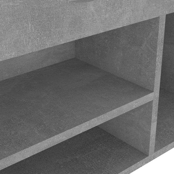 Skobänk Med Dyna 104X30X49 Cm Konstruerat Trä