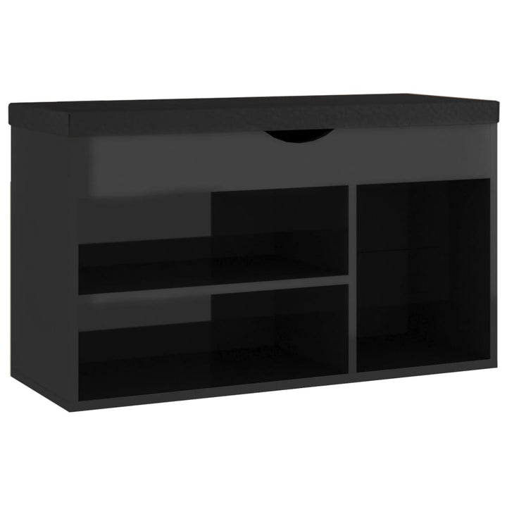 Skobänk Med Dyna 80X30X47 Cm Konstruerat Trä