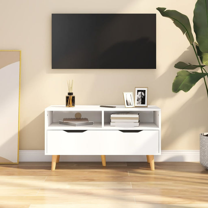 Tv-Bänk 90X40X48,5 Cm Konstruerat Trä