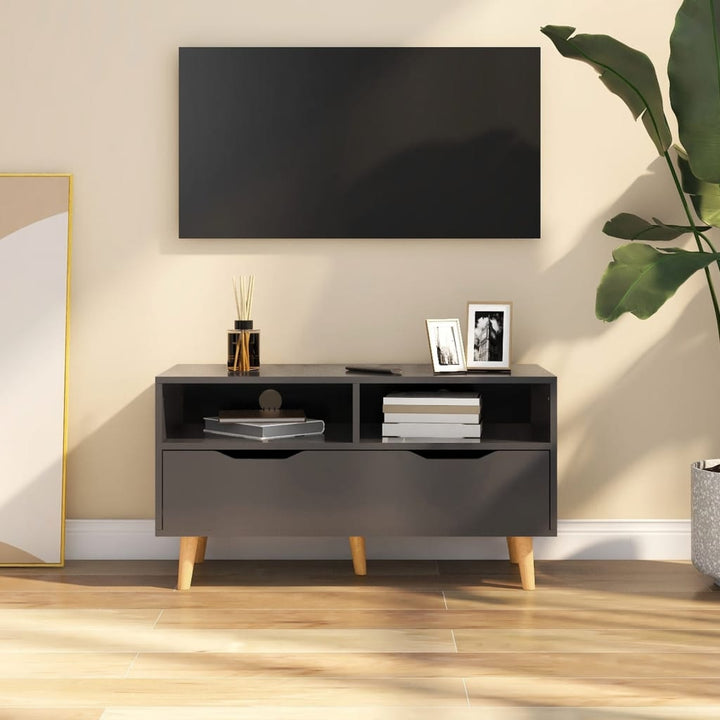 Tv-Bänk 90X40X48,5 Cm Konstruerat Trä