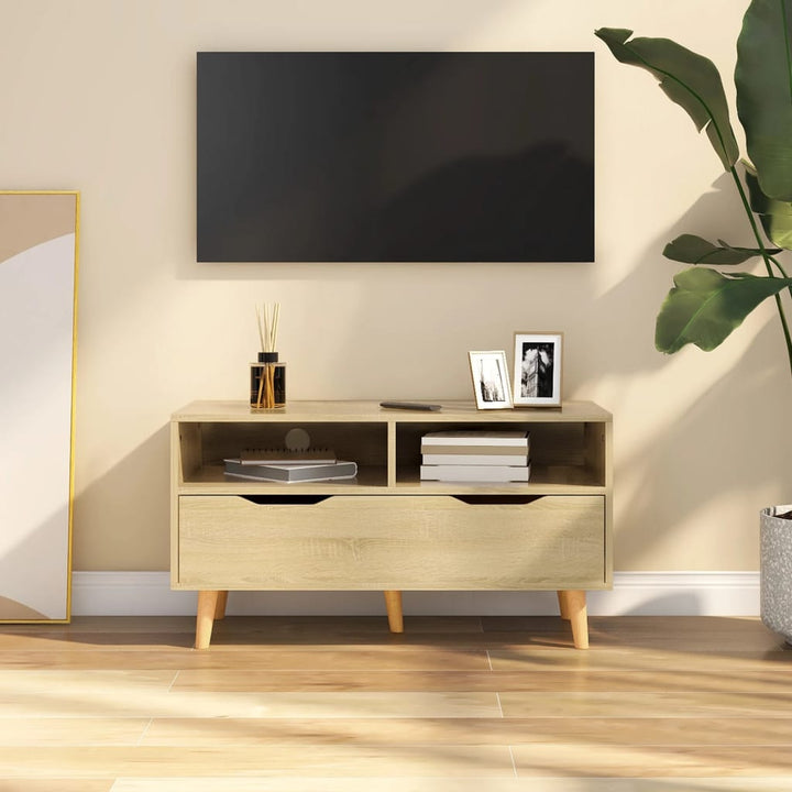 Tv-Bänk 90X40X48,5 Cm Konstruerat Trä