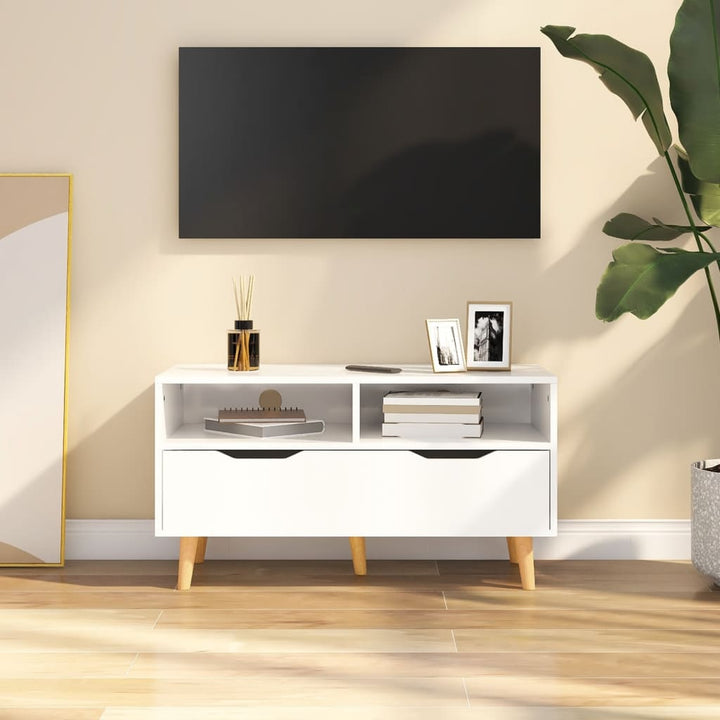 Tv-Bänk 90X40X48,5 Cm Konstruerat Trä