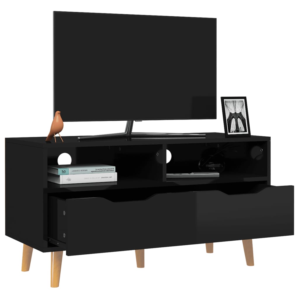 Tv-Bänk 90X40X48,5 Cm Konstruerat Trä