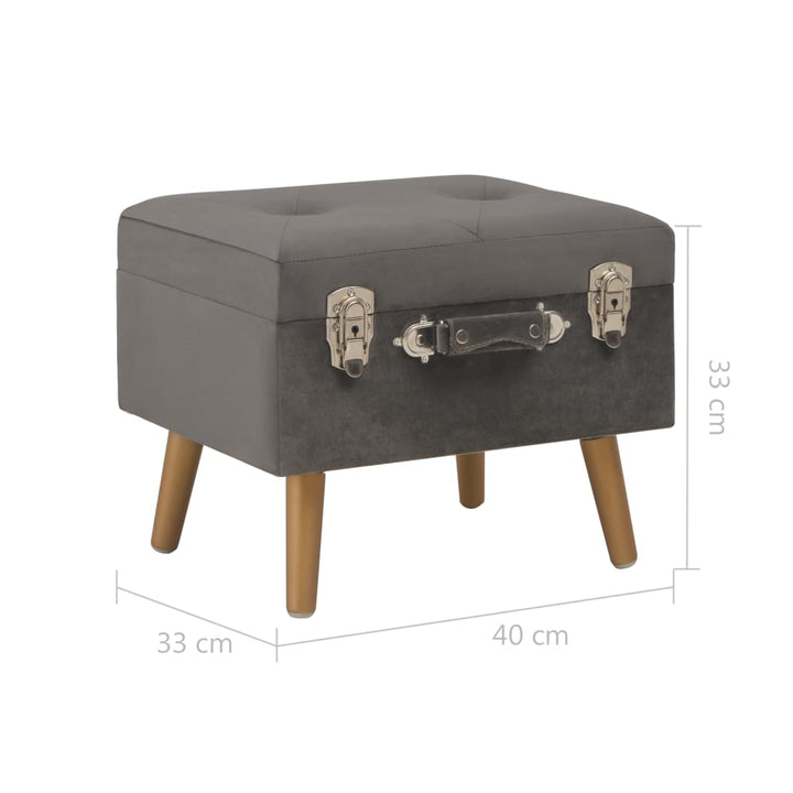 Förvaringspall 40 Cm Sammet