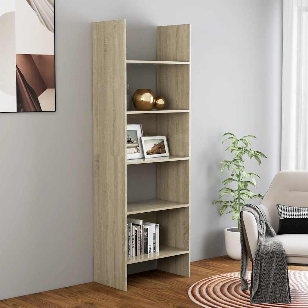Bokhylla 60X35X180 Cm Konstruerat Trä
