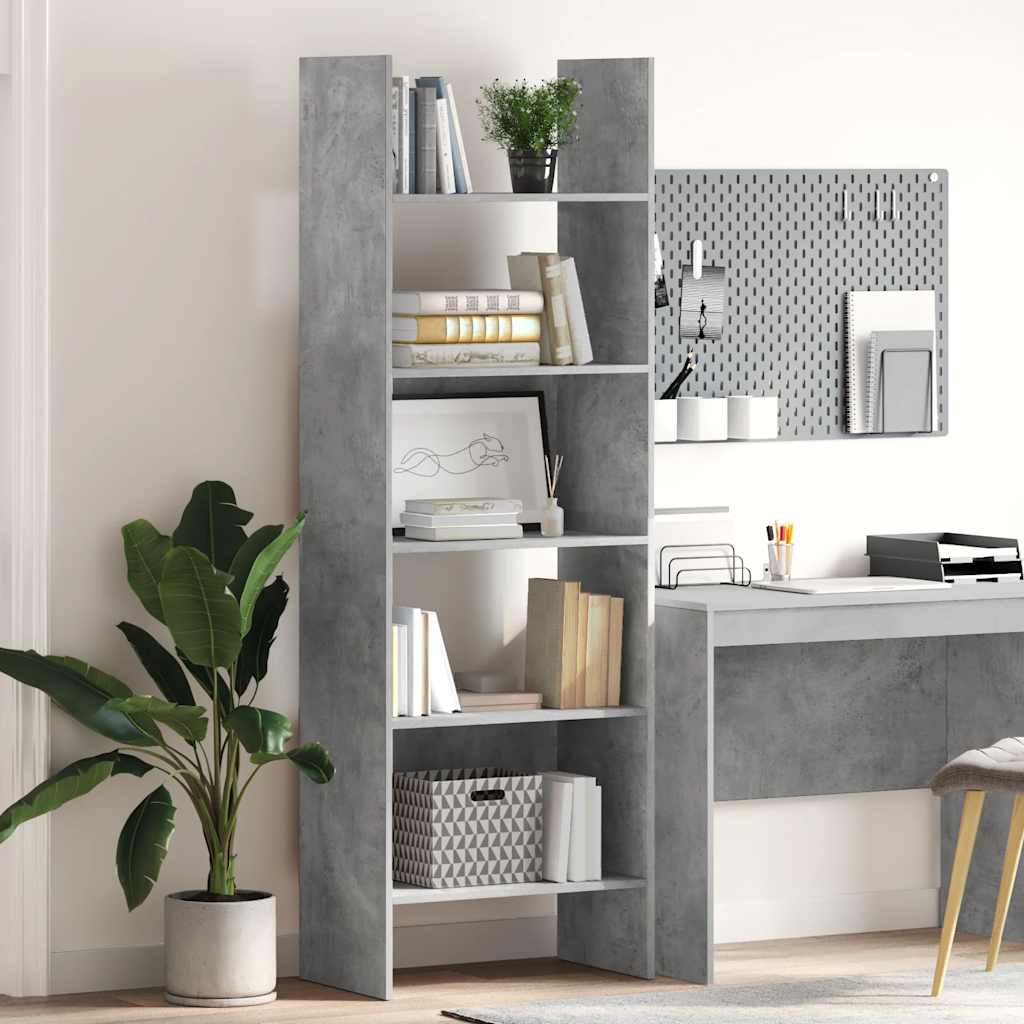 Bokhylla 60X35X180 Cm Konstruerat Trä