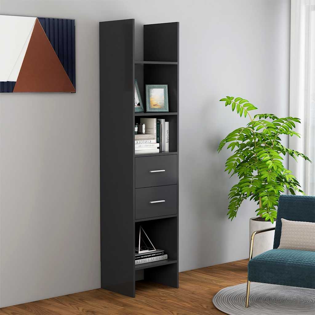 Bokhylla 40X35X180 Cm Konstruerat Trä
