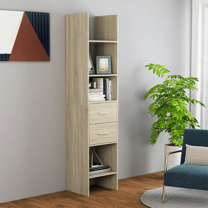 Bokhylla 40X35X180 Cm Konstruerat Trä