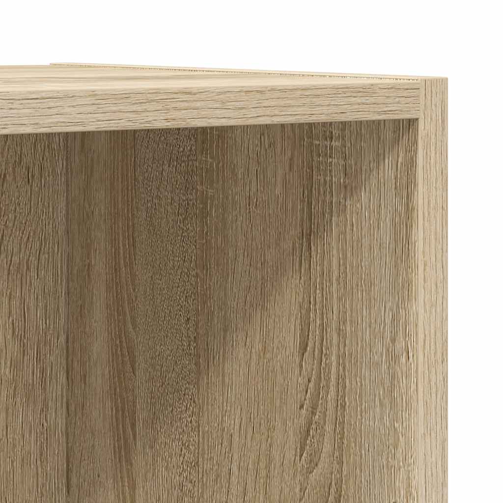 Väggmonterat Tv-Skåp Somona-Ek 37X37X142,5 Cm Konstruerat Trä
