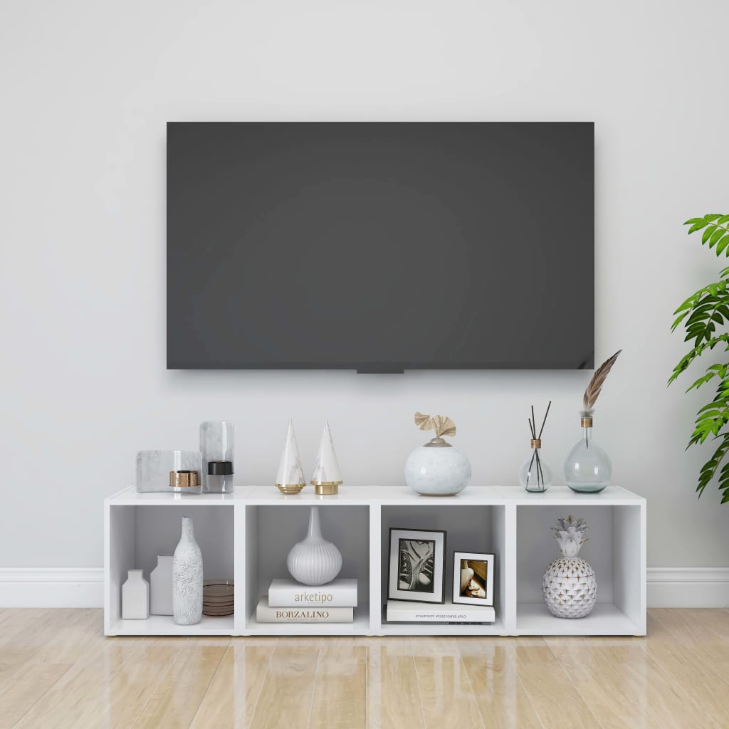Tv-Bänk 37X35X37 Cm Konstruerat Trä
