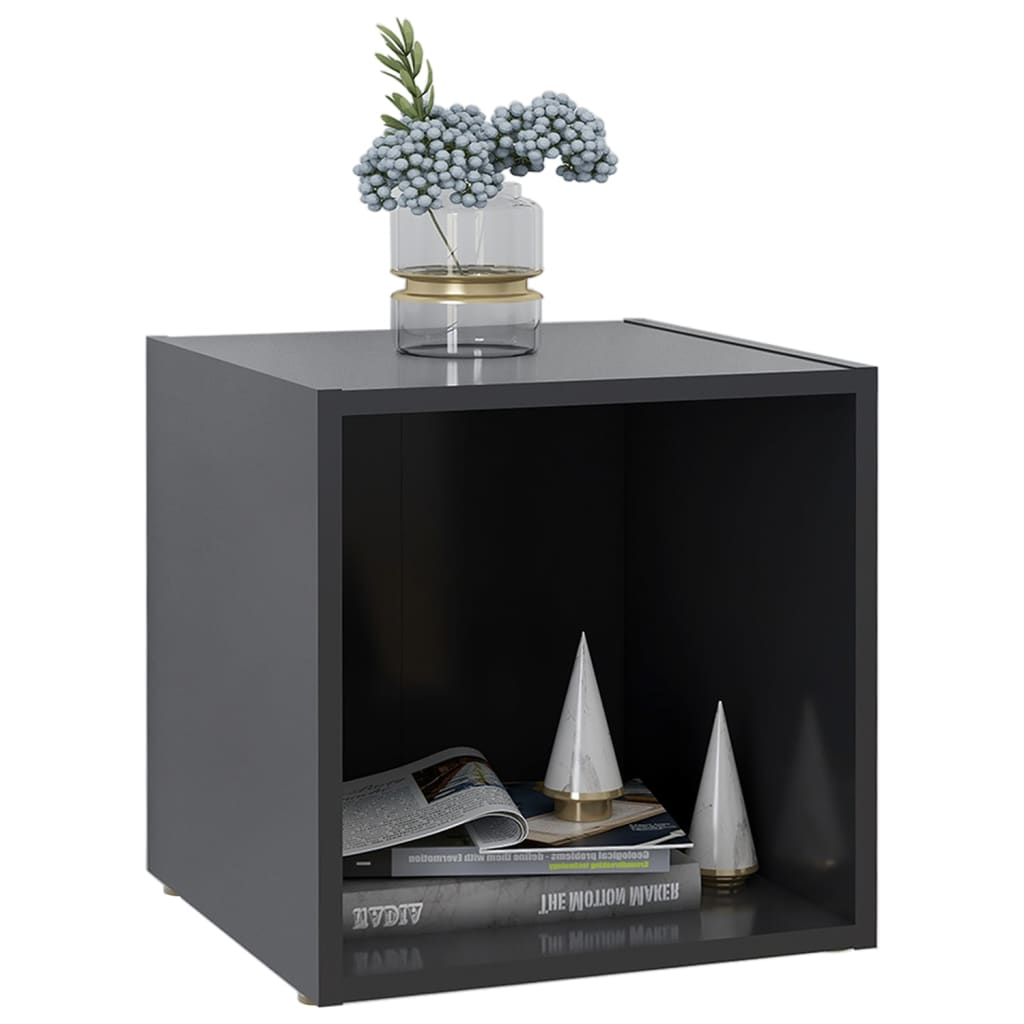 Tv-Bänk 37X35X37 Cm Konstruerat Trä