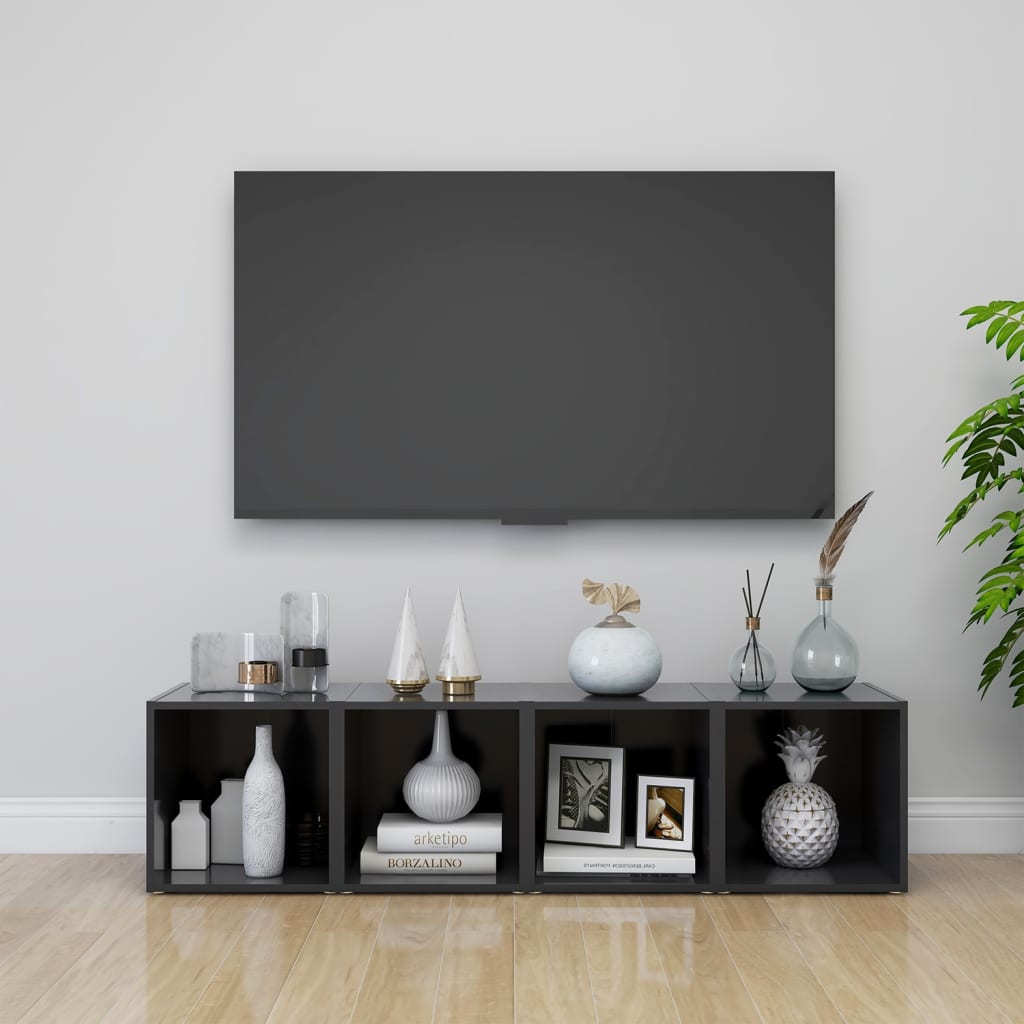 Tv-Bänk 37X35X37 Cm Konstruerat Trä
