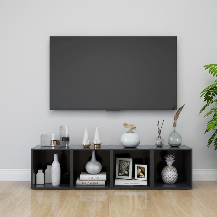 Tv-Bänk 37X35X37 Cm Konstruerat Trä