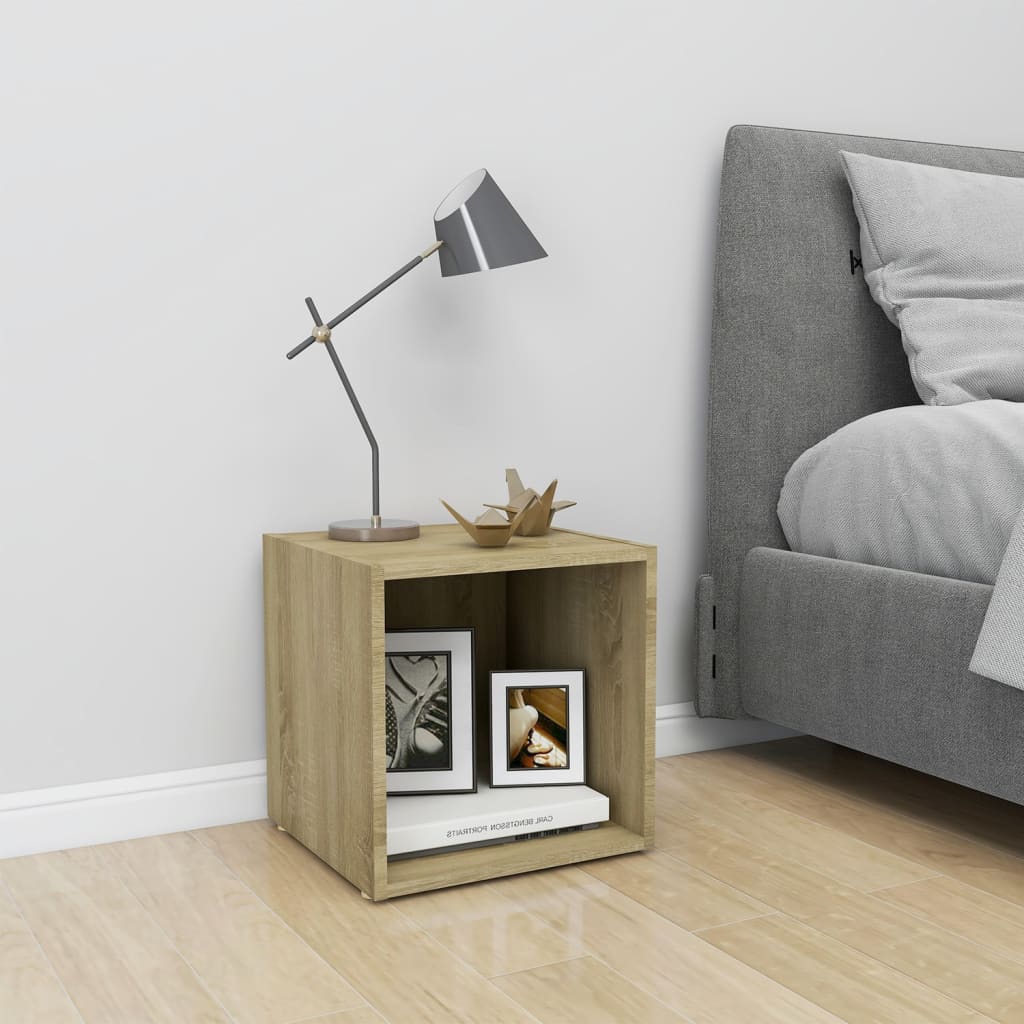 Tv-Bänk 37X35X37 Cm Konstruerat Trä