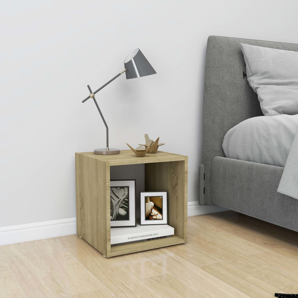 Tv-Bänk 37X35X37 Cm Konstruerat Trä