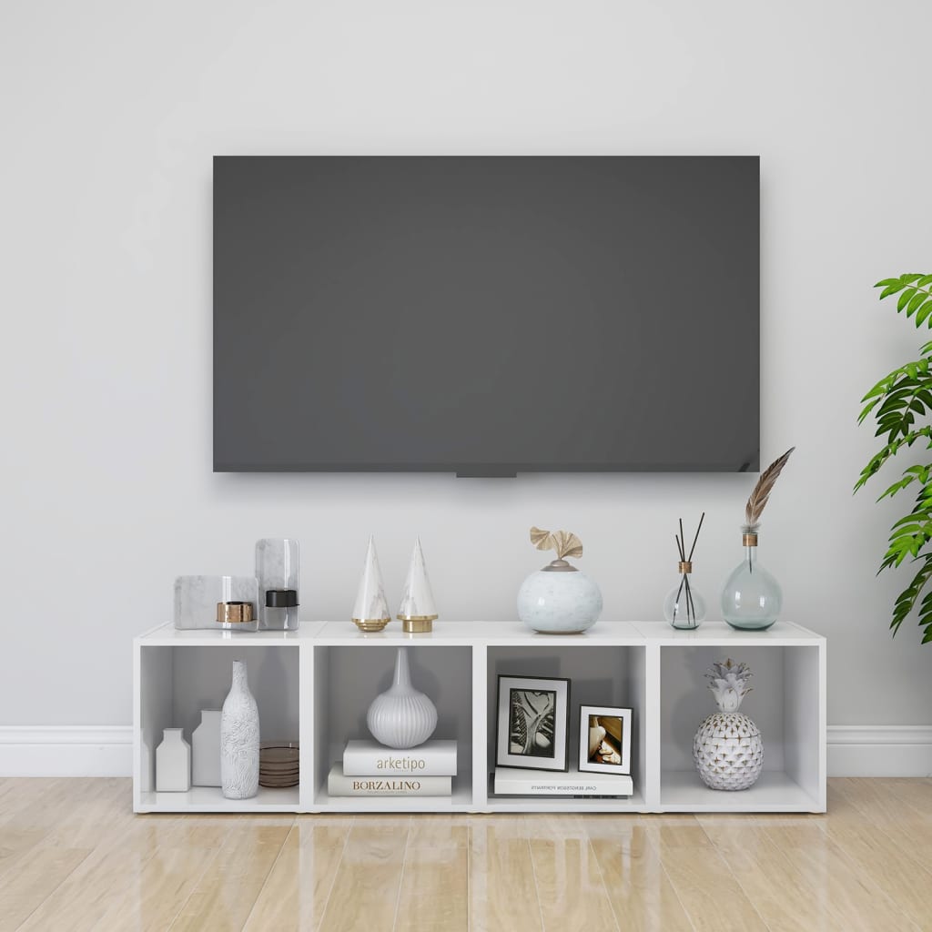 Tv-Bänk 37X35X37 Cm Konstruerat Trä