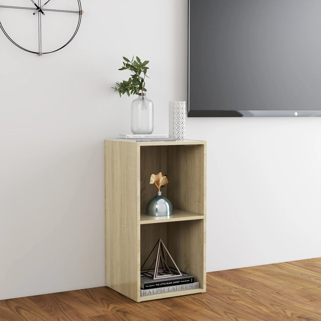 Tv-Bänk Sonoma-Ek 72X35X36,5 Cm Konstruerat Trä