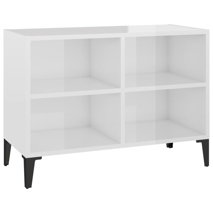 Tv-Bänk Med Metallben 69,5X30X50 Cm