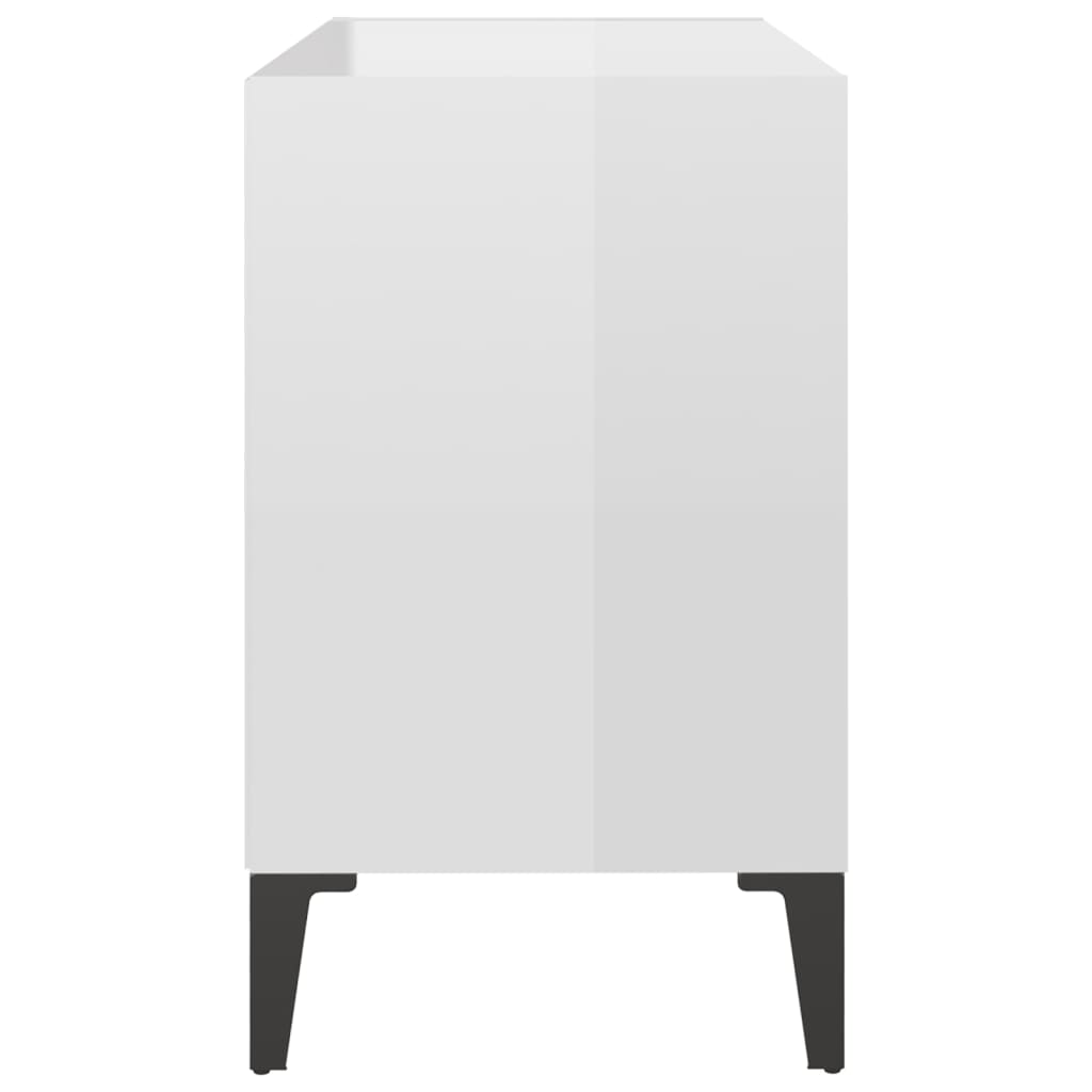 Tv-Bänk Med Metallben 69,5X30X50 Cm