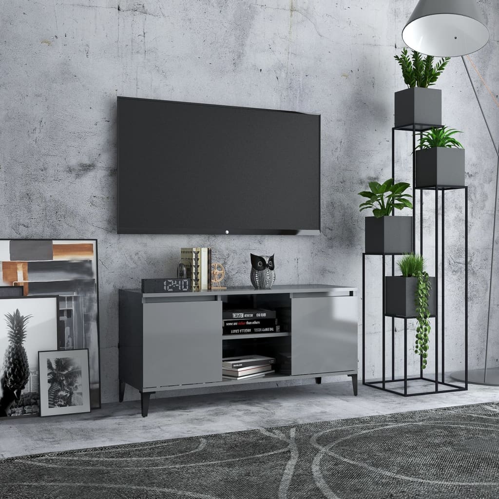 Tv-Bänk 102X35X50 Cm Konstruerat Trä