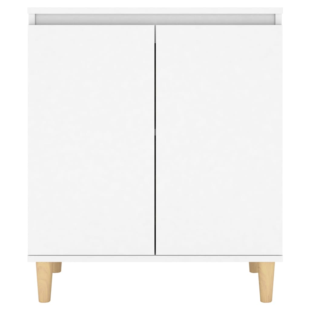 Skänk Massiva Träben 60X35X70 Cm Konstruerat Trä
