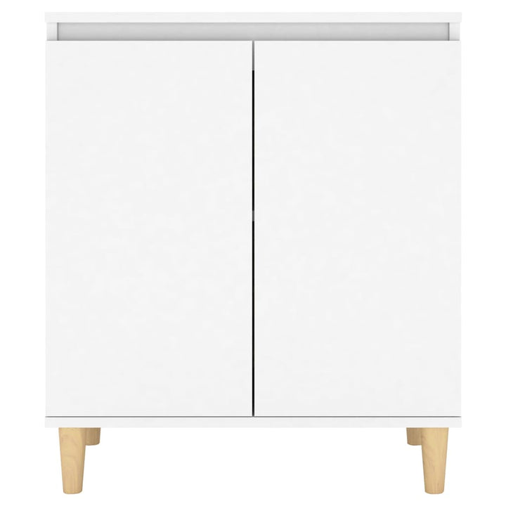 Skänk Massiva Träben 60X35X70 Cm Konstruerat Trä