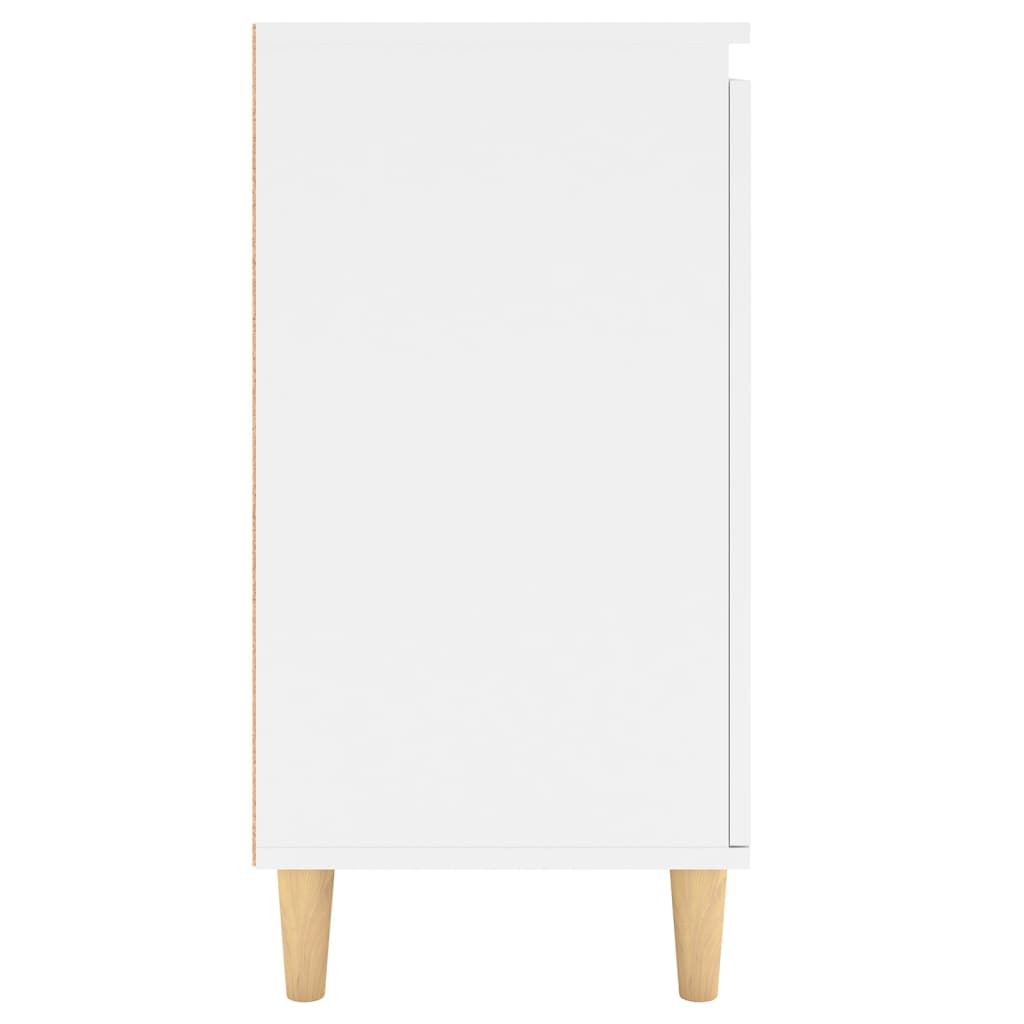 Skänk Massiva Träben 60X35X70 Cm Konstruerat Trä