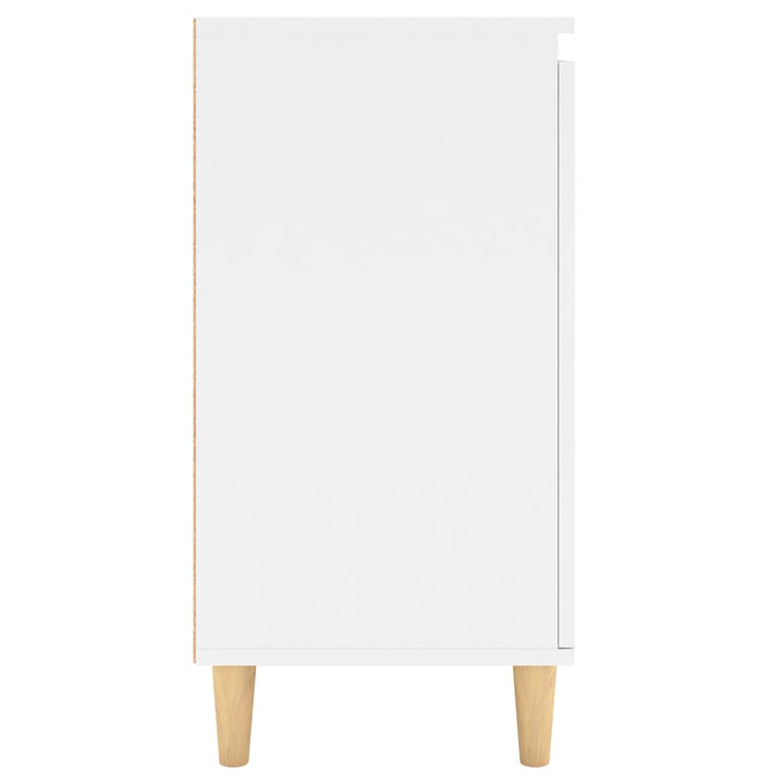Skänk Massiva Träben 60X35X70 Cm Konstruerat Trä