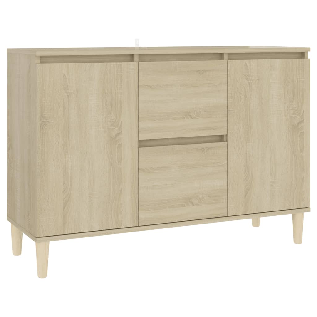 Skänk Sonoma-Ek 101X35X70 Cm Konstruerat Trä