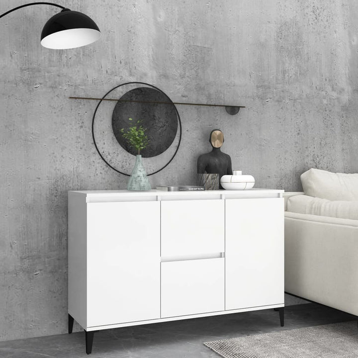 Skänk Åldrat Trä 102X35X70 Cm Konstruerat Trä