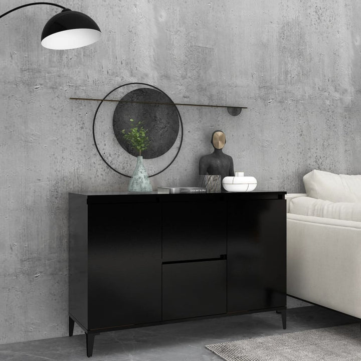 Skänk Åldrat Trä 102X35X70 Cm Konstruerat Trä