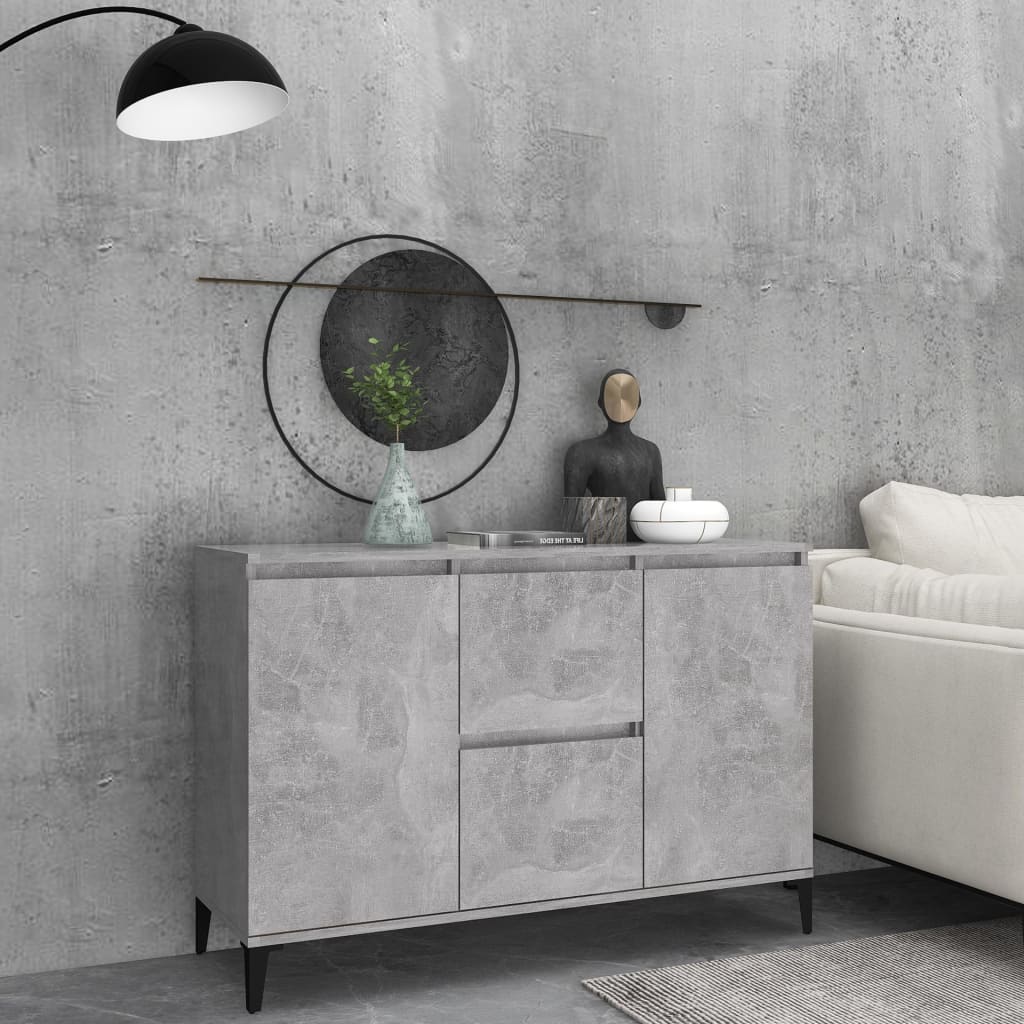 Skänk Åldrat Trä 102X35X70 Cm Konstruerat Trä