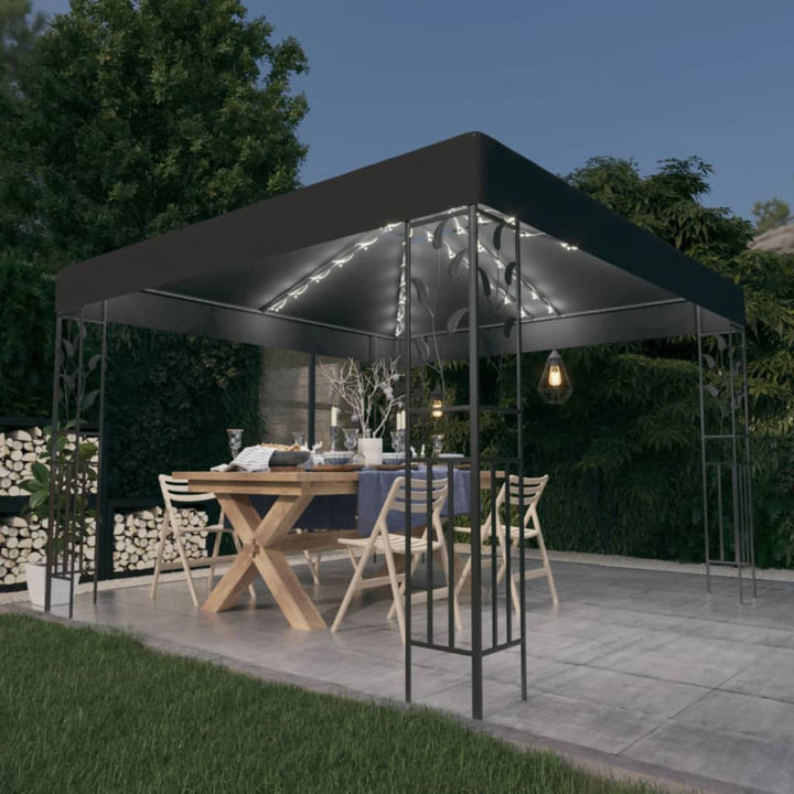 Paviljong Med Ljusslinga Led 3X3 M