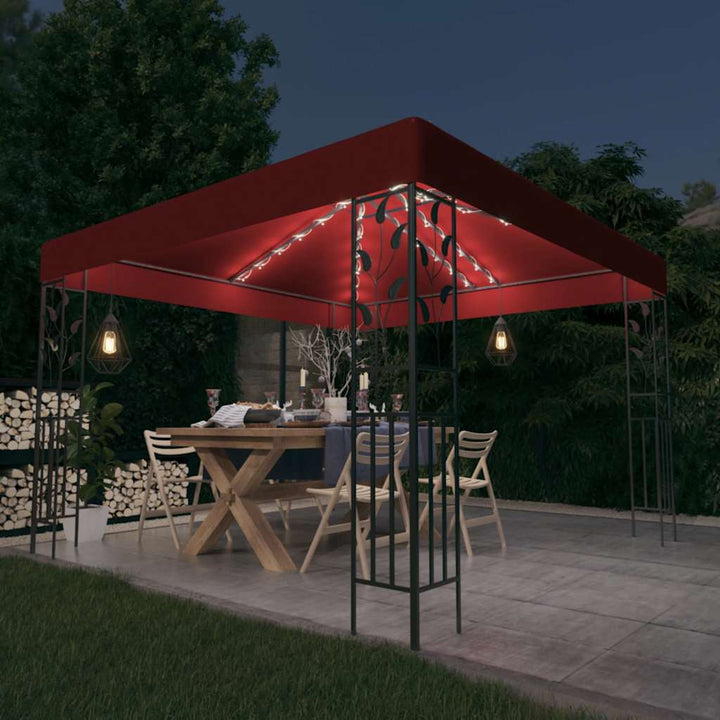 Paviljong Med Ljusslinga Led 3X3 M