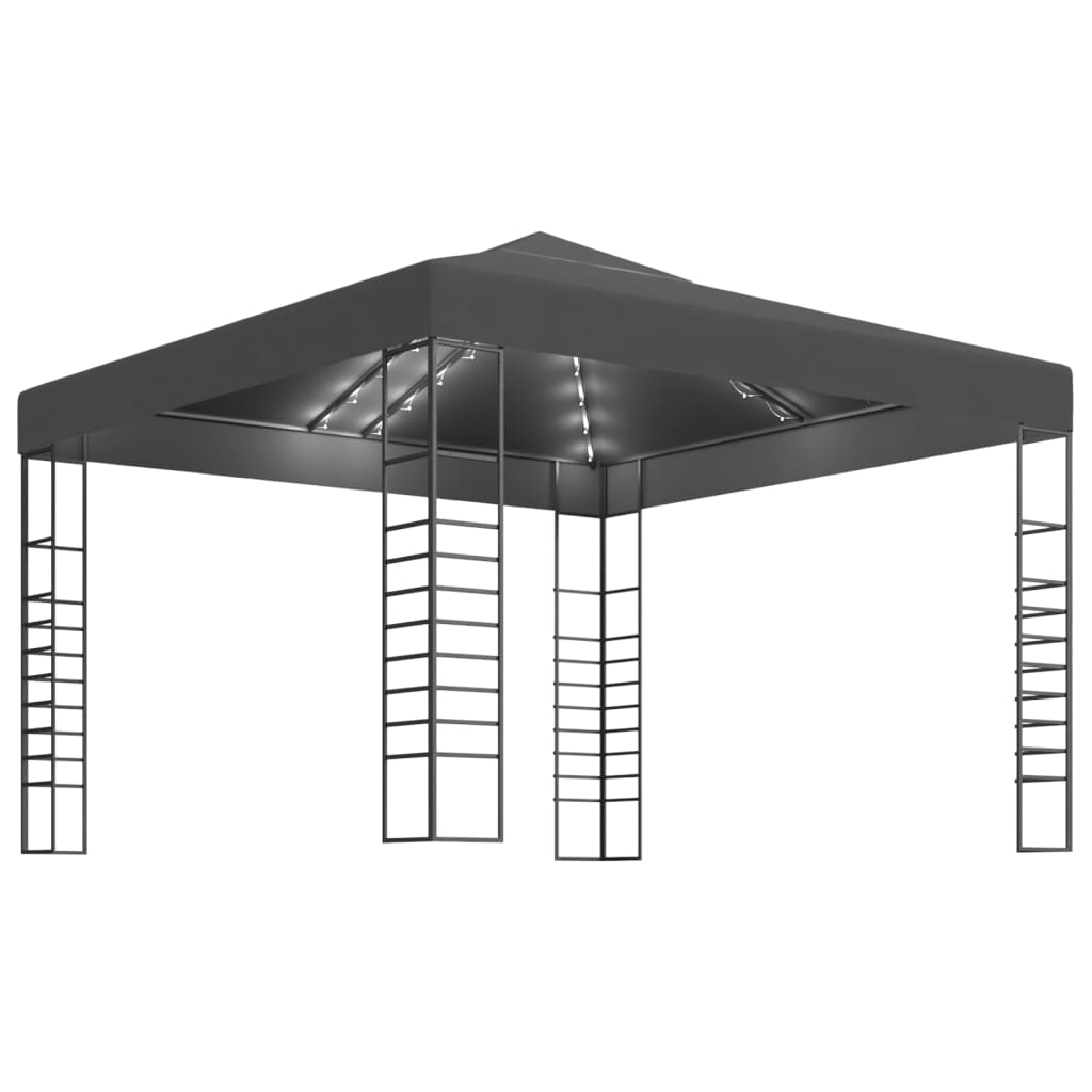 Paviljong Med Ljusslinga Led 3X3 M