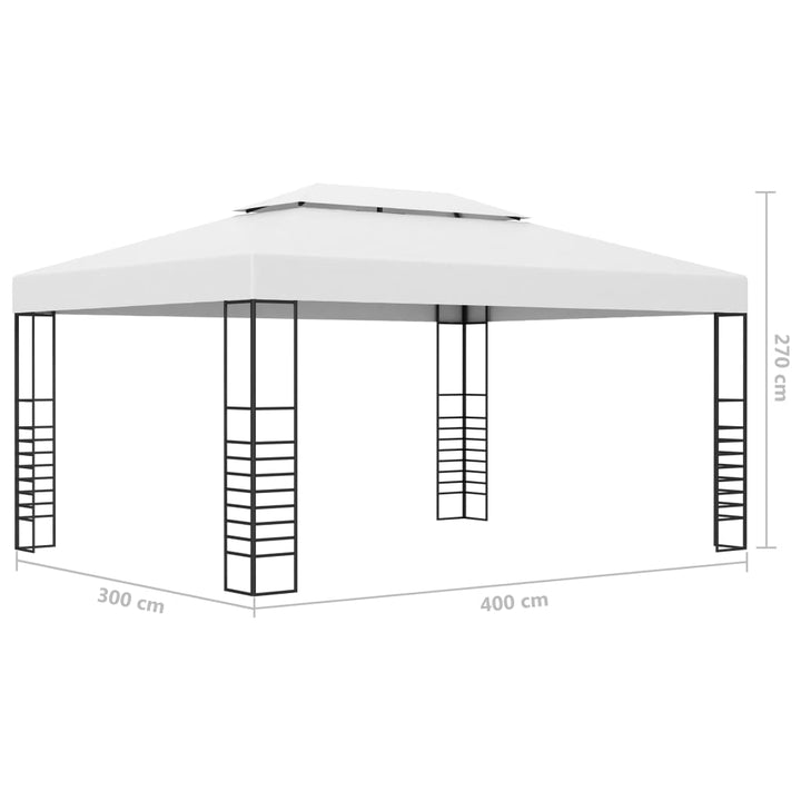 Paviljong Med Ljusslinga Led 4X3X2,7 M