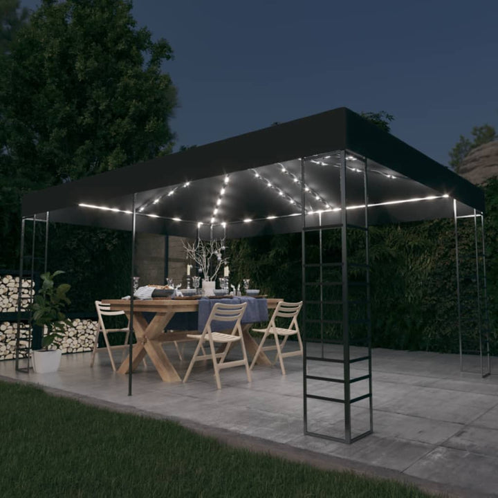 Paviljong Med Ljusslinga Led 4X3X2,7 M