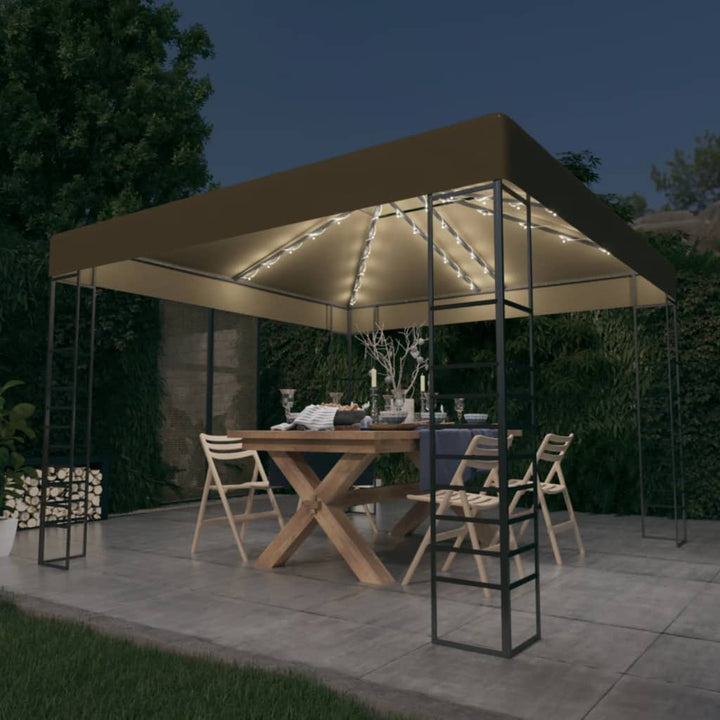 Paviljong Med Ljusslinga Led 3X3 M