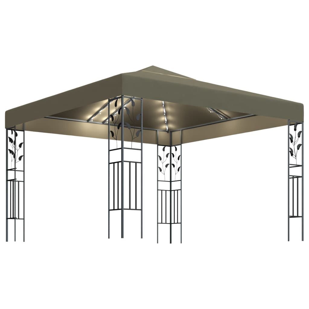 Paviljong Med Ljusslinga Led 3X3 M